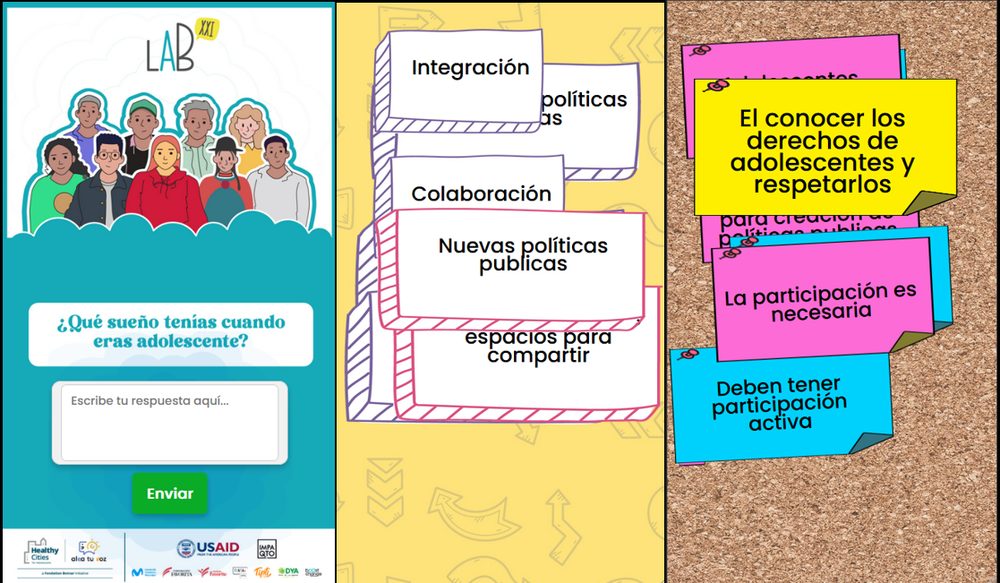 Aplicación de interacción en vivo con códigos QR para conferencias de LAB-XXI