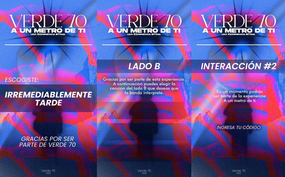 Sistema de red local interactiva para el evento Verde 70 de Radar Music